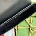Gucci Super Mini Shoulder Bag in Black GG Leather