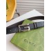 Gucci Reversible Belt 35MM in Black/Brown Leather with Square G buckle