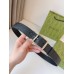 Gucci Black GG Rubber-effect Leather Belt 35MM with Square Buckle