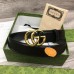 Gucci GG Marmont Belt 30MM in Black Leather