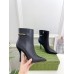 Gucci Signoria Ankle Boots in Black Leather