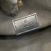 Gucci GG Emblem Mini Bucket Bag in Black Calfskin