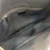 Gucci GG Emblem Medium Shoulder Bag in Black Calfskin