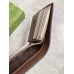 Gucci Bi-fold Wallet in Beige Supreme Canvas with Brown Interior