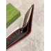 Gucci Bi-fold Wallet in Black Supreme Canvas with Red Interior
