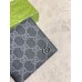 Gucci Bi-fold Wallet in Black Supreme Canvas with Grey Interior