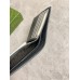 Gucci Bi-fold Wallet in Black Supreme Canvas with Grey Interior