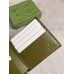 Gucci Bi-fold Wallet in Black Supreme Canvas with Green Interior