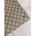 Gucci Portfolio Pouch in Beige Supreme Canvas with Brown Leather