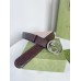 Gucci Brown Signature Leather Belt 38MM with Interlocking G Buckle