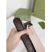 Gucci Brown Signature Leather Belt 38MM with Interlocking G Buckle