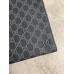Gucci Portfolio Pouch in Black Supreme Canvas with Red Leather