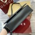 Gucci New Blondie Small Handle Bag in Canvas with Black Leather