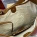 Gucci B Medium Shoulder Bag in Canvas with Brown Leather