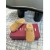 Gucci Horsebit Mules in Beige GG Suede with Shearling
