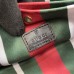 Gucci GG Emblem Mini Bucket Bag in Beige GG Canvas with Black Leather