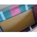 Gucci GG Emblem Mini Shoulder Bag in Beige GG Canvas with Brown Leather