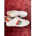 Gucci Womens White Ace Sneakers with Interlocking G