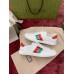 Gucci Womens White Ace Sneakers with Interlocking G