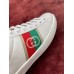 Gucci Womens White Ace Sneakers with Interlocking G
