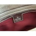 Gucci GG Marmont Small Shoulder Bag in Metallic Silver Leather