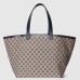 Gucci Totissima Medium Tote Bag in Blue Original GG Canvas Gucci Totissima Medium Tote Bag in Blue Original GG Canvas