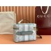 Gucci Ophidia Medium Travel Bag in Dusty Blue GG Supreme Canvas