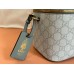 Gucci Ophidia Medium Travel Bag in Dusty Blue GG Supreme Canvas