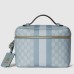 Gucci Ophidia Medium Travel Bag in Dusty Blue GG Supreme Canvas