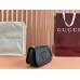 Gucci Blondie Mini Shoulder Bag with Enamel G in Black Leather