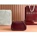 Gucci Blondie Mini Shoulder Bag with Enamel G in Red Leather