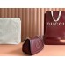 Gucci Blondie Mini Shoulder Bag with Enamel G in Red Leather
