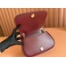 Gucci Blondie Mini Shoulder Bag with Enamel G in Red Leather