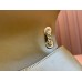 Gucci Blondie Small Shoulder Bag with Enamel G in Brown Suede Leather