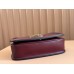 Gucci Blondie Small Shoulder Bag with Enamel G in Red Leather