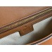 Gucci New Blondie Medium Top Handle Bag in Brown Leather