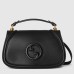 Gucci New Blondie Medium Top Handle Bag in Black Leather Gucci New Blondie Medium Top Handle Bag in Black Leather