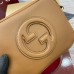 Gucci Blondie Mini Camera Bag in Brown Calf Leather