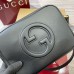 Gucci Blondie Mini Camera Bag in Black Calf Leather