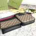 Gucci Two Pocket Belt Bag In Beige GG Supreme Canvas