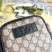 Gucci Two Pocket Belt Bag In Beige GG Supreme Canvas