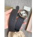 Gucci Black Jumbo GG Leather 40MM Belt with Interlocking G Buckle