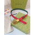 Gucci GG Marmont Reversible Belt 20MM in Red/GreenLeather