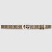 Gucci GG Marmont Reversible Belt 20MM in GG Canvas with Pink Leather