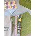 Gucci GG Marmont Reversible Belt 20MM in GG Canvas with Pink Leather
