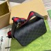 Gucci Super Mini Crossbody Bag in Black GG Supreme Canvas