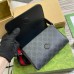 Gucci Super Mini Crossbody Bag in Black GG Supreme Canvas