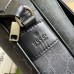 Gucci Small Crossbody Bag in Black GG Supreme Canvas