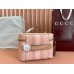 Gucci Ophidia Medium Travel Bag in Dusty Pink GG Supreme Canvas