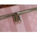 Gucci Ophidia Medium Travel Bag in Dusty Pink GG Supreme Canvas